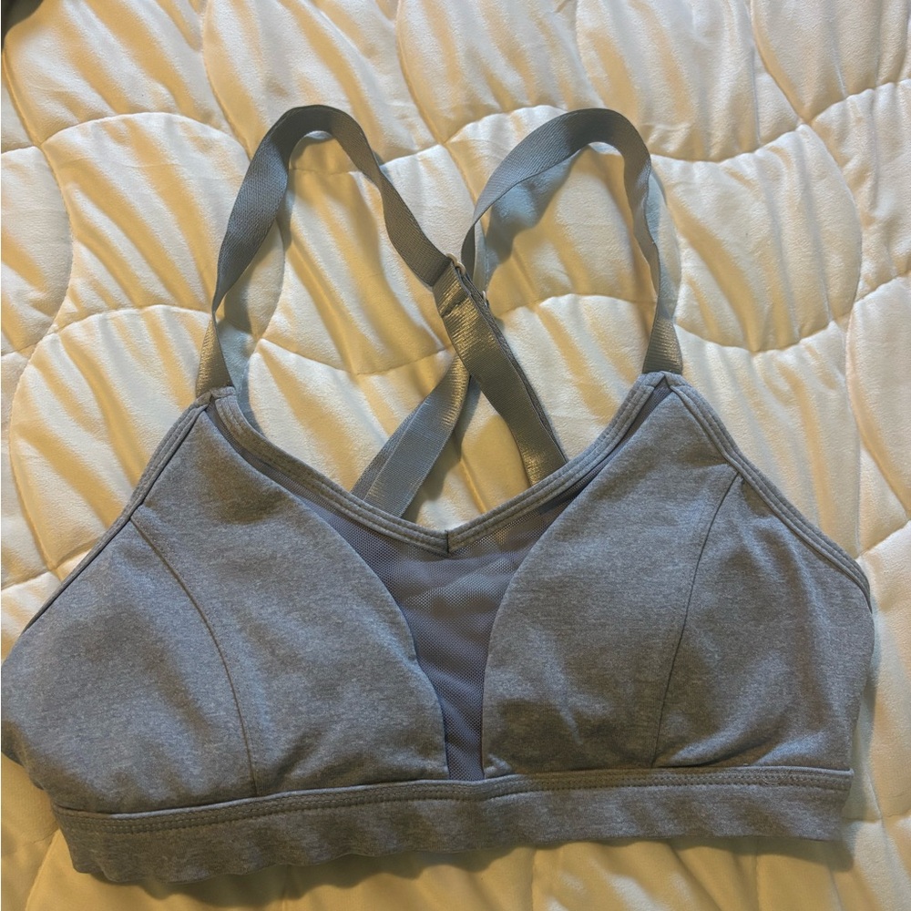 Gray Born Primitive Women's Sports Bra - size S